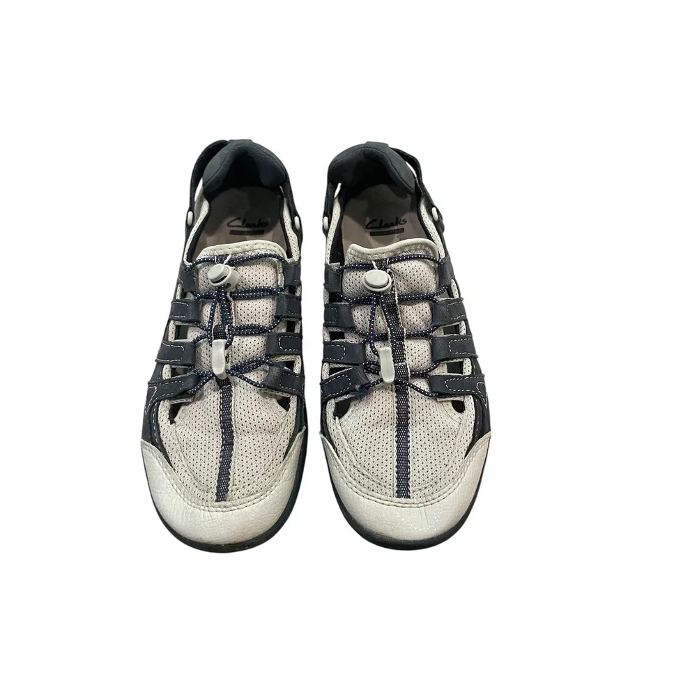 Clarks Breathable Slip On Comfort Loafers Casual Shoes Women's‎ Size 8